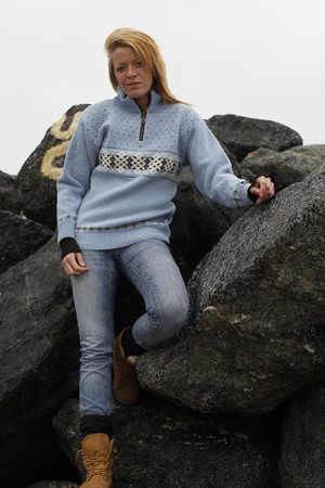 Smuk Norsk Norwool sweater i 100% uld