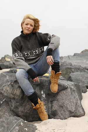 Varm Norsk uld sweater i 100% uld