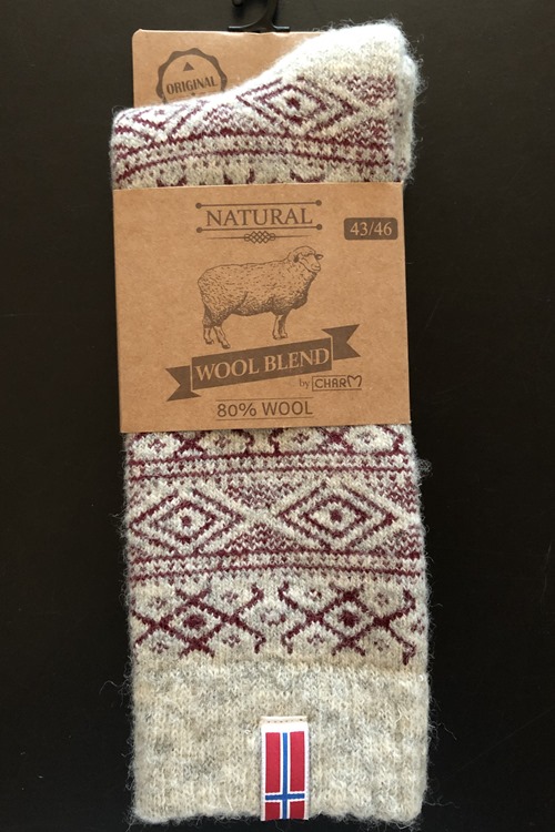 Varme hyggesokker 80% uld fra WOOLWEAR of Scandinavia