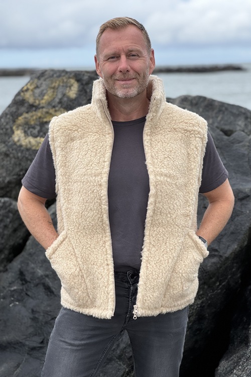 WOOLWEAR bodywarmer vest af 100% europæisk merinould
