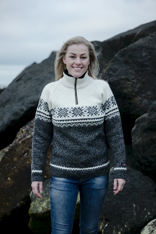 Original Norsk sweater fra NORWOOL i varm kvalitetsuld