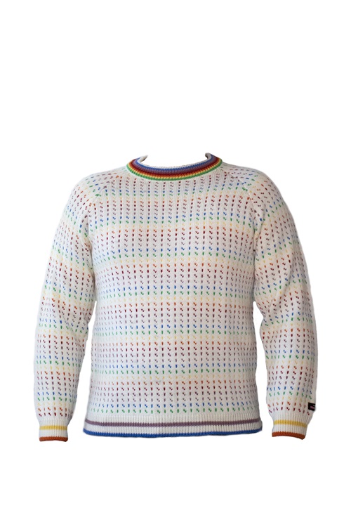 Norsk Pride sweater aka Pridelender sweater af 100% kamgarnsuld fra Norwool