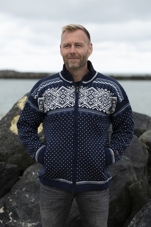 windstopper jakke fra norske Gjestal Exclusive af 100% kamgarnsuld