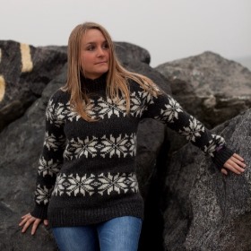 Opdage hvidløg spids Islandsk Sweater og Norsk Sweater af ren uld fra Norwool webshop